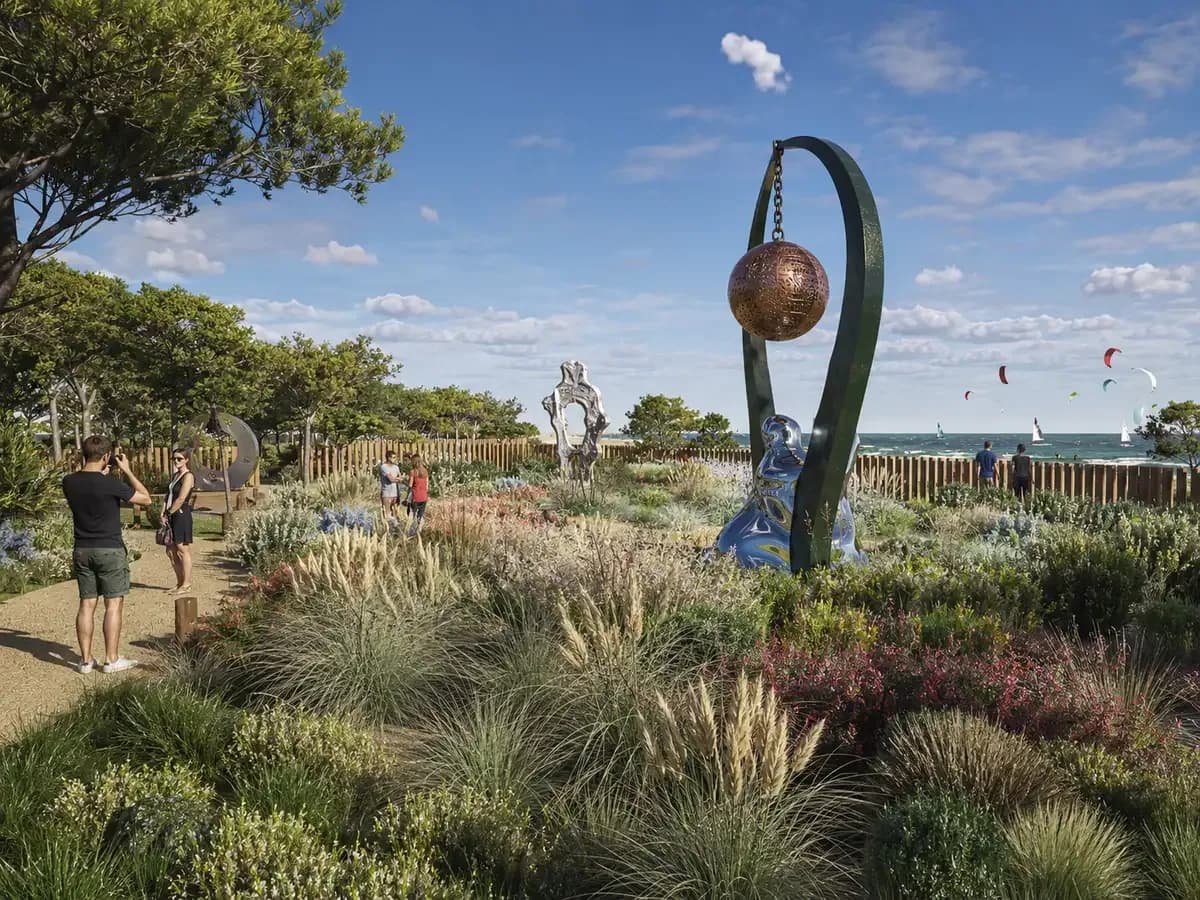 Quinn Botanical Art park in Castelldefels