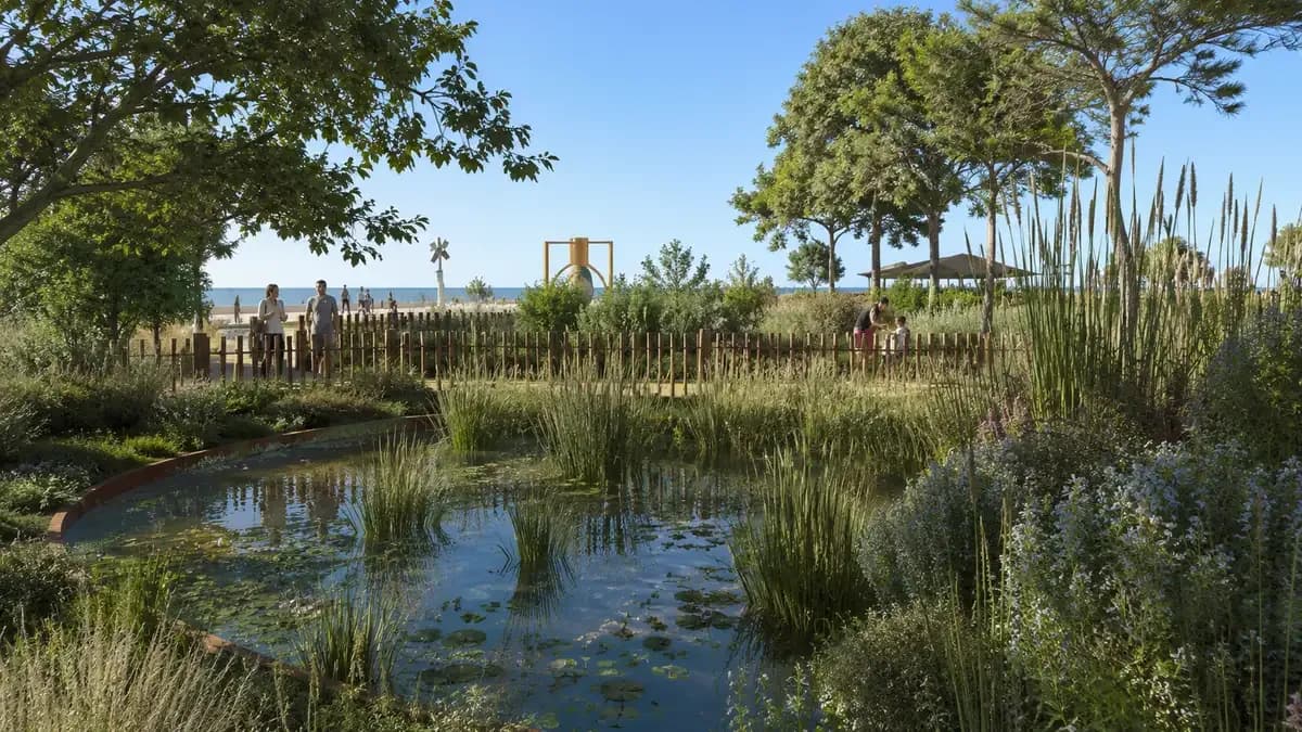 Quinn Botanical Art park in Castelldefels