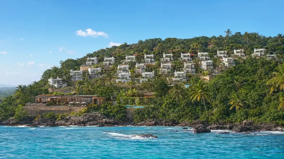 Zorba Villas complex in Goa India