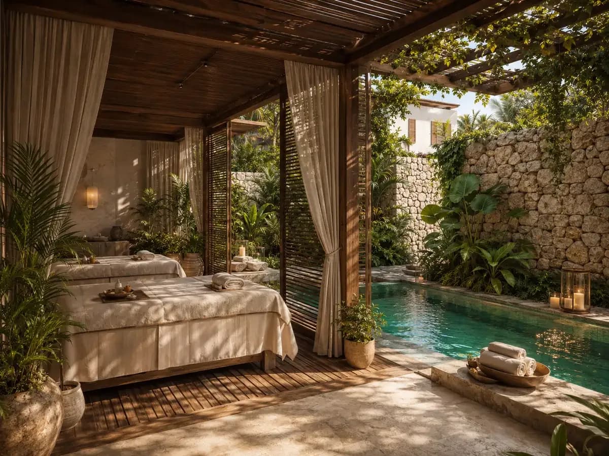 Zorba Villas complex in Goa India
