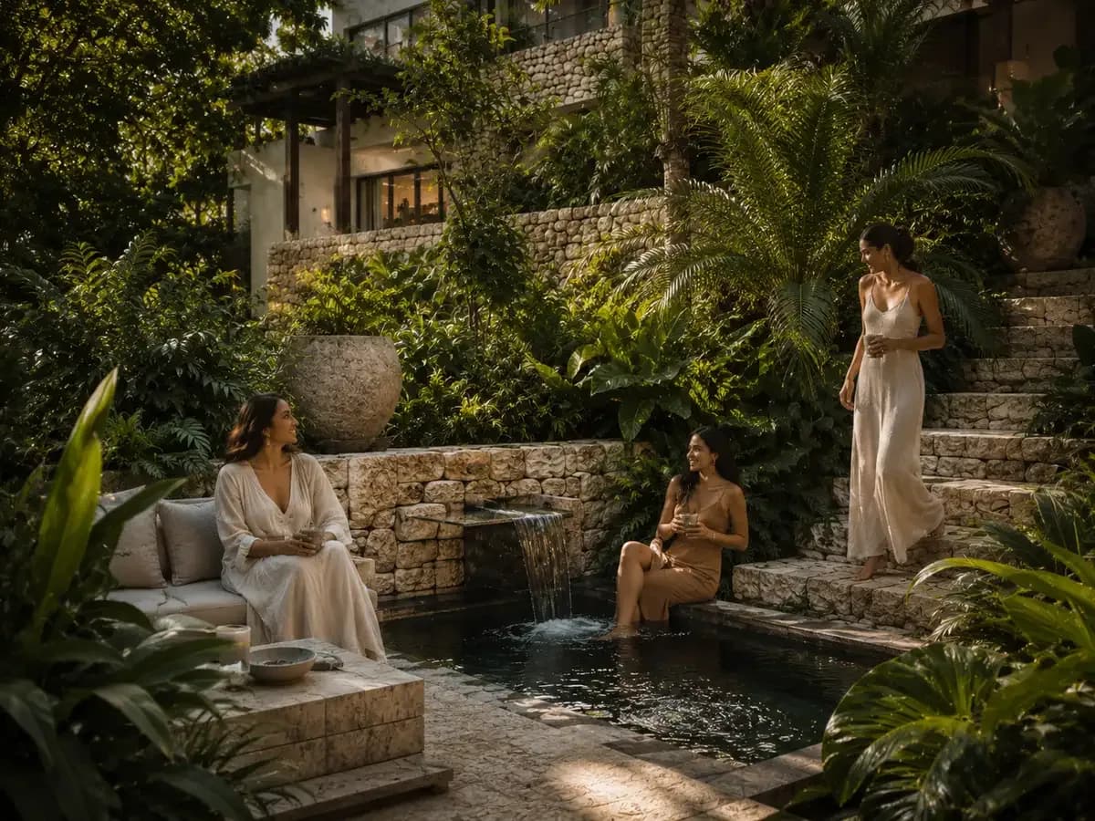 Zorba Villas complex in Goa India