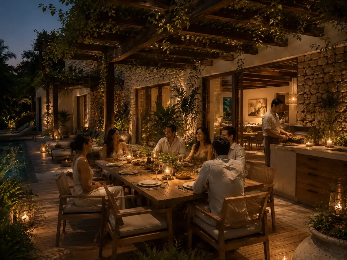 Zorba Villas complex in Goa India