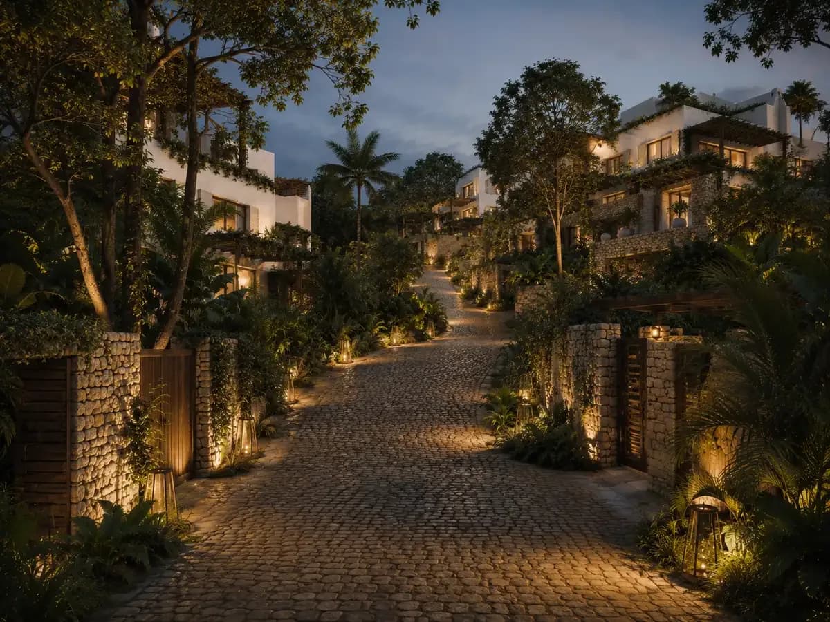 Zorba Villas complex in Goa India