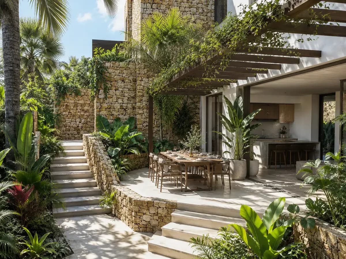Zorba Villas complex in Goa India