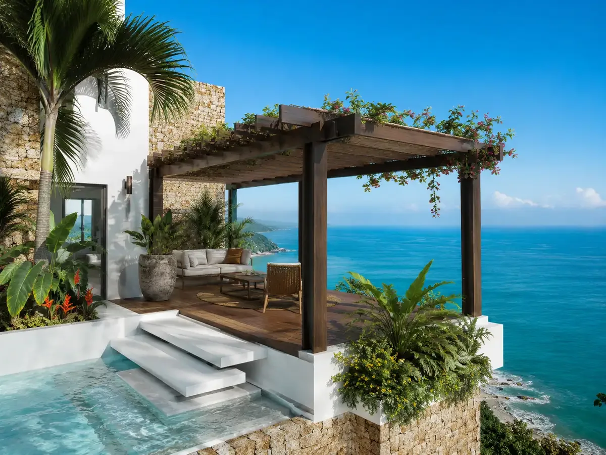 Zorba Villas complex in Goa India